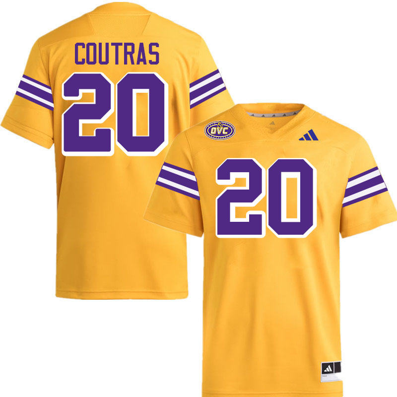 Tennessee Tech Golden Eagles #20 Tim Coutras College Football Jerseys,Uniforms-Gold